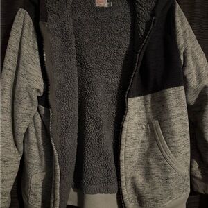 Wonder Nation Gray Sherpa Jacket